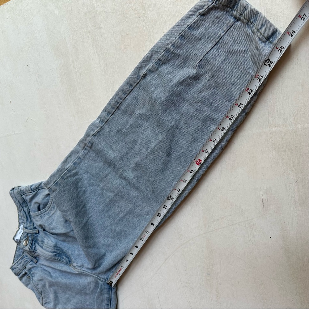 Zara Light Blue Barrel Denim Jeans - Picture 4 of 5